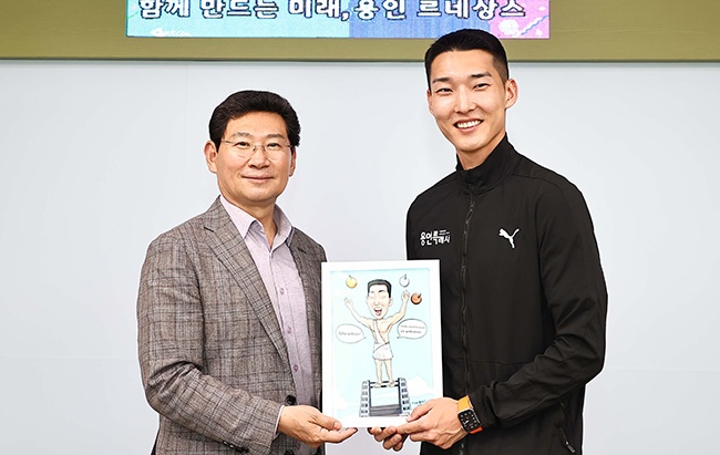 ‘스마일 점퍼’ 높이뛰기 우상혁 선수“용인시민 성원 보답 위해 좋은 모습 보여드리겠다”