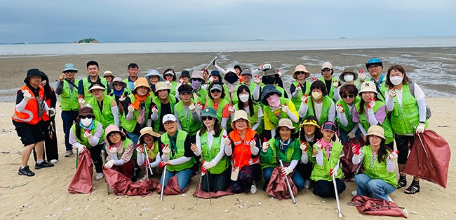 (사)오산시자원봉사센터, 화성 궁평리서 볼런투어 