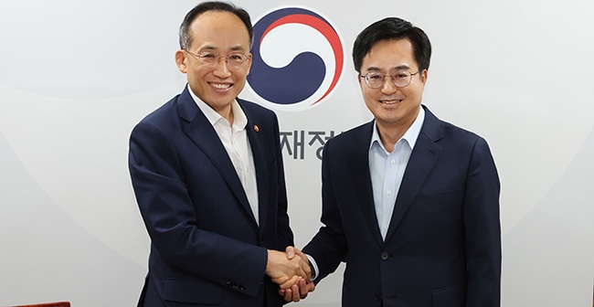 김동연 지사, 추경호 경제부총리 만나 GTX 등 현안사업 국비 지원 요청