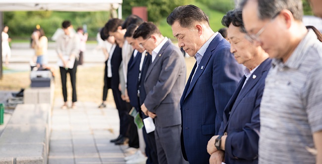 이재준 수원특례시장, “일본군 성노예 피해 할머니들이 원하는 것은 진정한 사과와 합당한 배상”