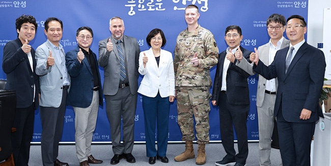 안성시, 평택 주한미군 험프리스 수비대와 문화교류 논의