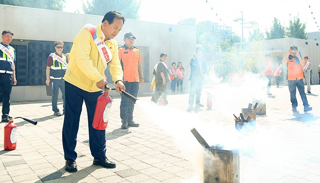 오산시, 오색시장 안전문화 정착 캠페인 및 안전 점검 