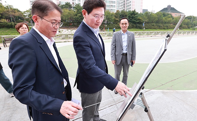 이상일 용인특례시장,‘행복’승강기·쉼터 화장실 약속 지켰다