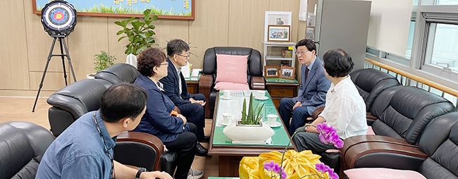 영통구, 추석맞이 대한노인회 영통구지회 방문