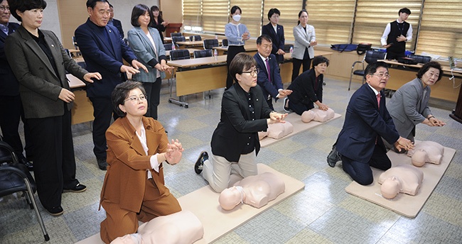 수원특례시의회,‘새빛안전지킴이’생명의 수호천사로 거듭나