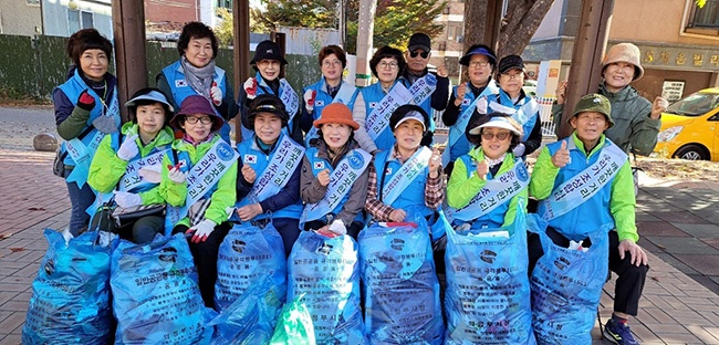 호원2동 가을 행락철 맞이 회룡역주변 가로환경정비 캠페인 실시