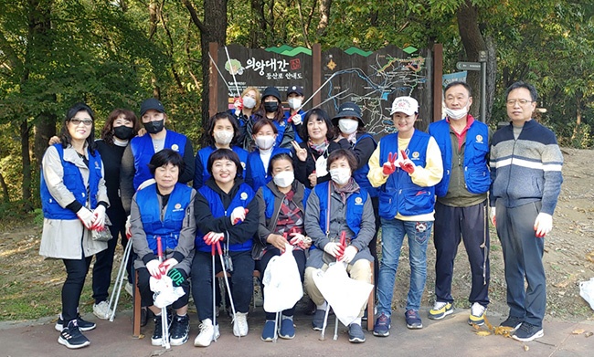 의왕 부곡동바르게살기위원회, 가을맞이 환경정화 활동 