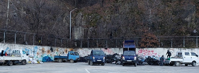 포천시 일동면, 영농폐기물 수거 실시