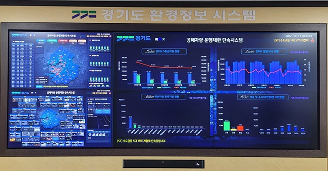 제4차 미세먼지 계절관리제 첫달 5등급 차량 운행 적발 58% 줄고 초미세먼지 28% 감소