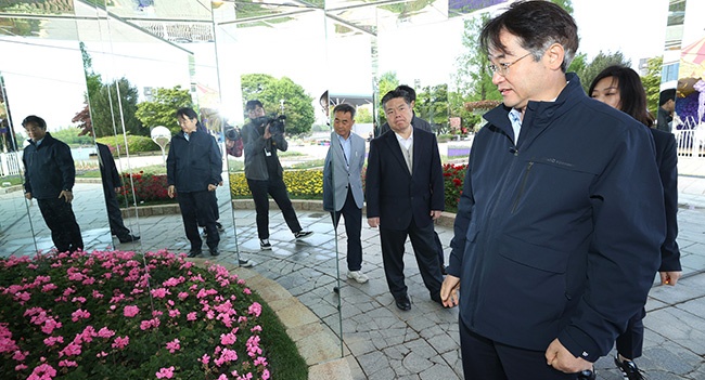 이동환 고양시장, 꽃박람회 개막 하루 전 ‘로드체킹’