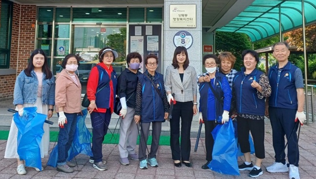 동두천시 상패동 바르게살기위원회, 환경정화 봉사활동 펼쳐